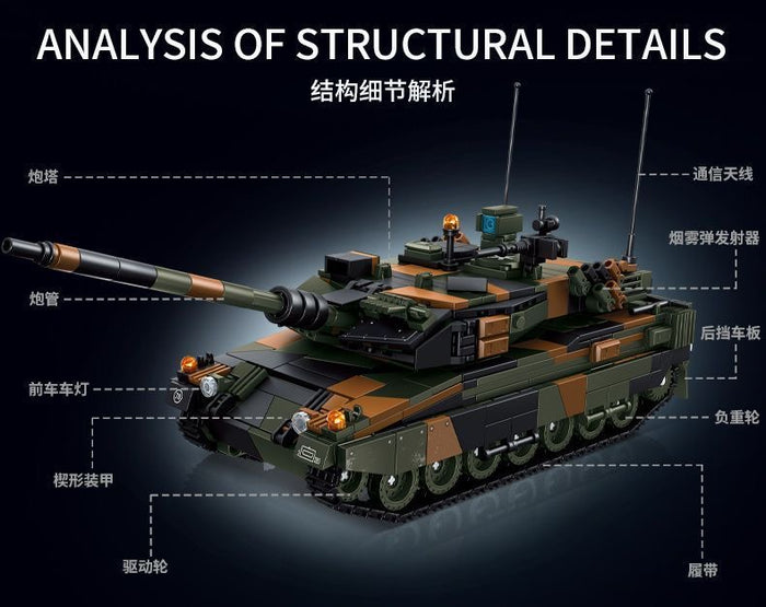 LEYI 66097 Leopard 2A6 Tank