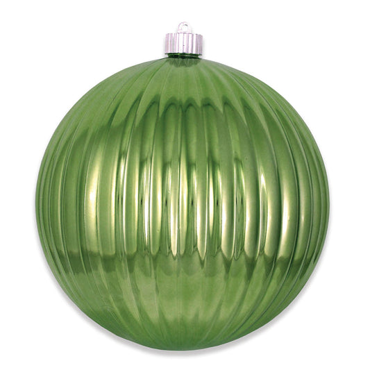 Limeade 8" (200mm) Shatterproof Rippled Ball (1)