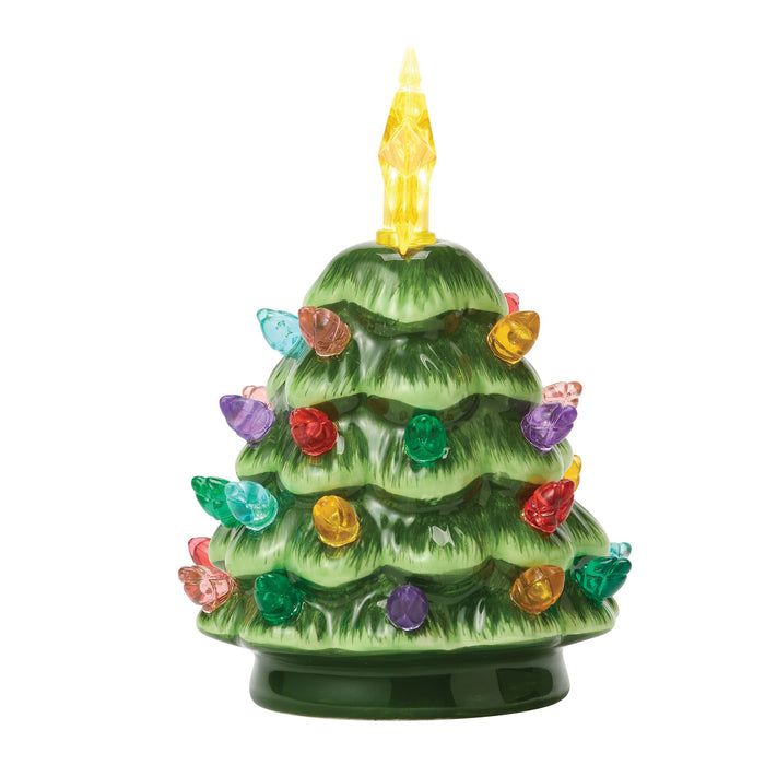 Lit Ceramic Christmas Tree S