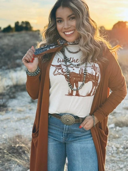 Live The Dream Longhorn Graphic TeeS