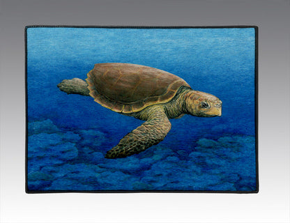 Loggerhead Turtle Door Mat