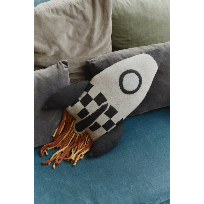 Lorena Canals Rocket Knitted Cushion - Rugs by Roo