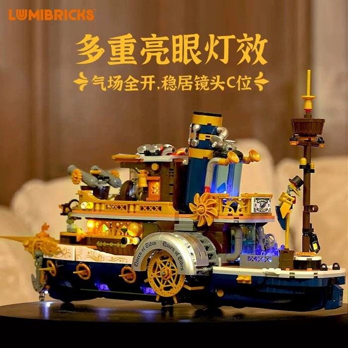 Lumibricks 11016 Steampunk Steamship