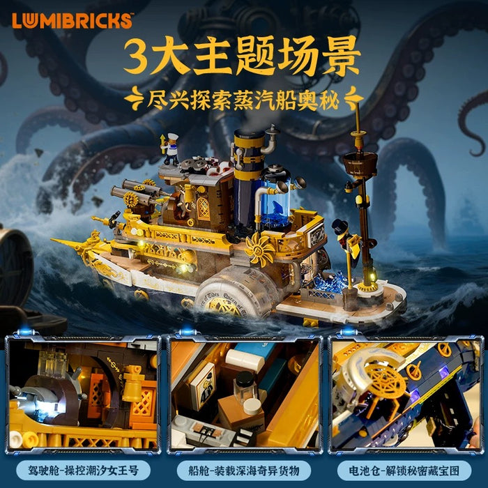 Lumibricks 11016 Steampunk Steamship