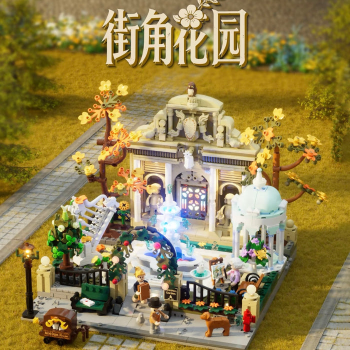 Lumibricks 15012 Street corner garden