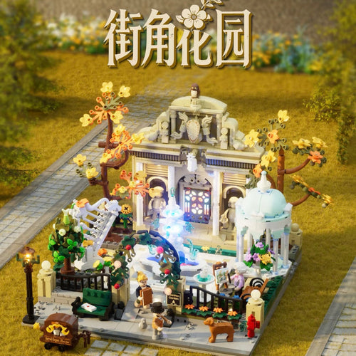 Lumibricks 15012 Street corner garden