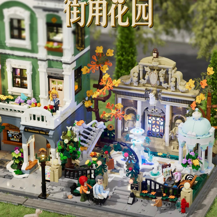 Lumibricks 15012 Street corner garden