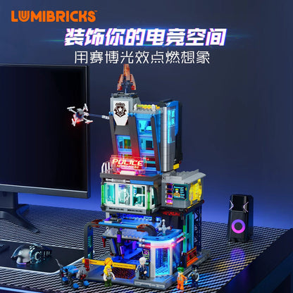 Lumibricks 17009 Cyberpunk Police Department