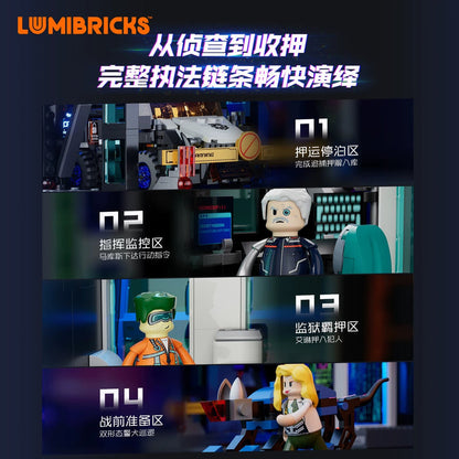 Lumibricks 17009 Cyberpunk Police Department