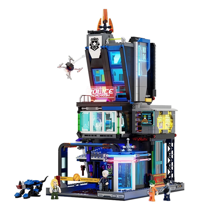 Lumibricks 17009 Cyberpunk Police Department