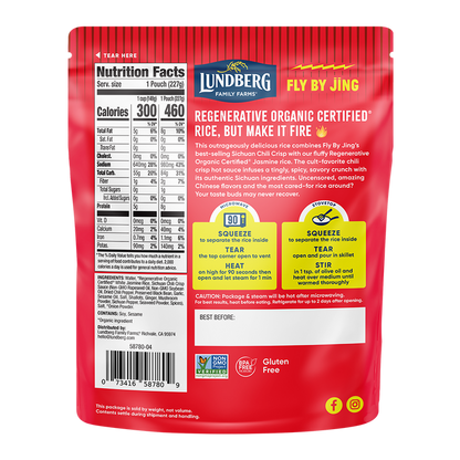 Lundberg x Fly by Jing Chili Crisp Rice