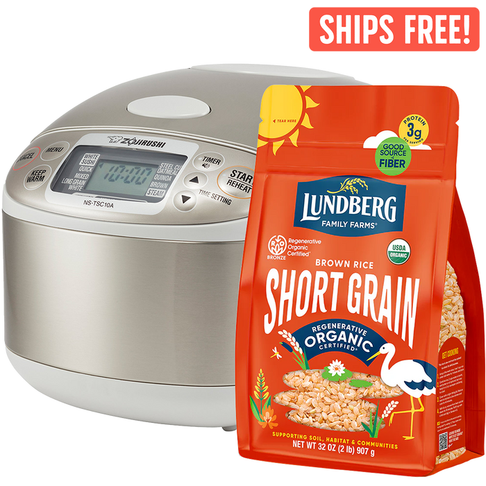 Lundberg x Zojirushi, Short Grain Brown Rice