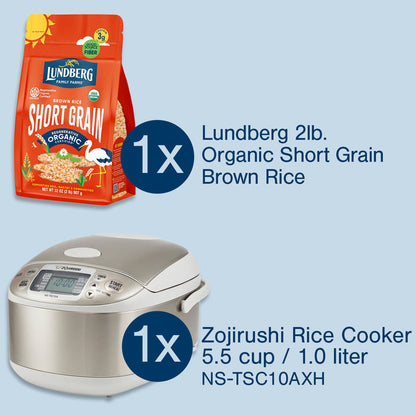 Lundberg x Zojirushi, Short Grain Brown Rice