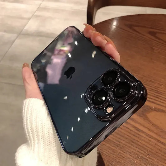 a person holding an iphone in their hand