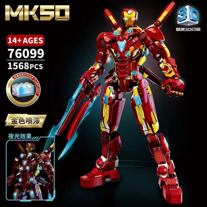 LY BLOCK 76099 Iron Man MK50