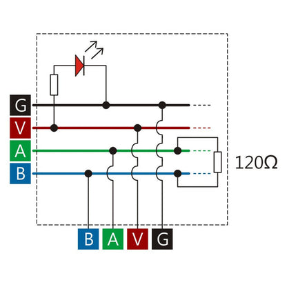 M5Stack RS485T T-Shaped Connector - m5stack-store