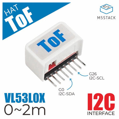 M5StickC ToF HAT(VL53L0X) - m5stack-store