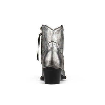 Macie Bean Metallic Western Ankle Boots - Sz 7.57.5