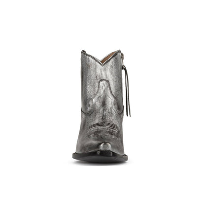 Macie Bean Metallic Western Ankle Boots - Sz 7.57.5