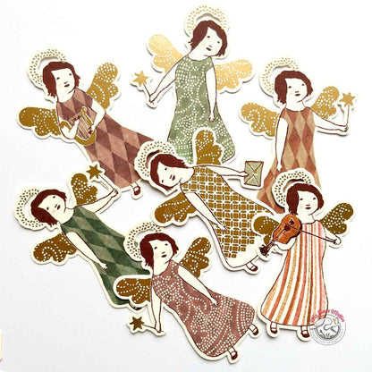 Maileg Holiday Gift Tag, Angels 14 pcs