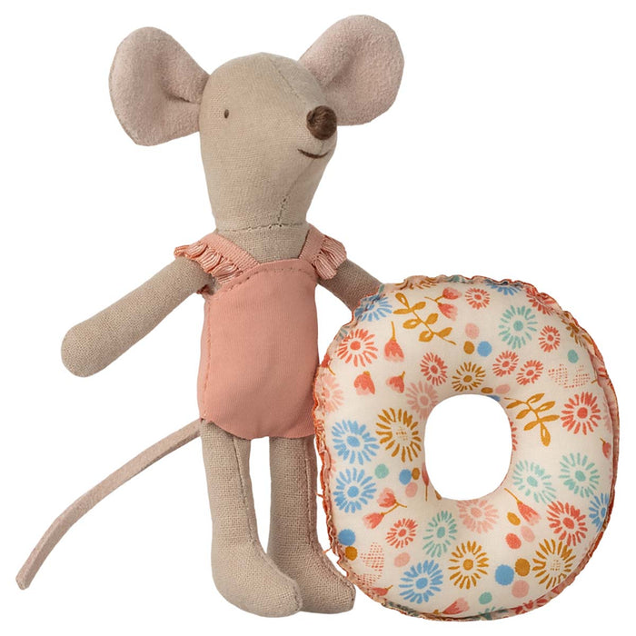Maileg Little Sister Beach Mouse with Float