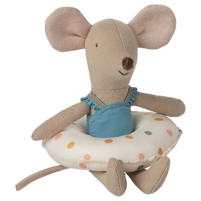 Maileg Little Sister Beach Mouse with Float