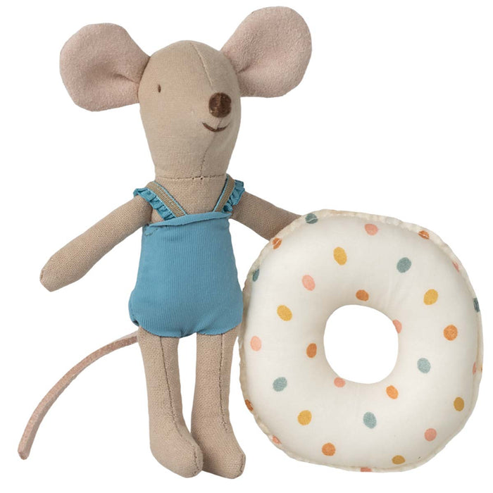Maileg Little Sister Beach Mouse with Float