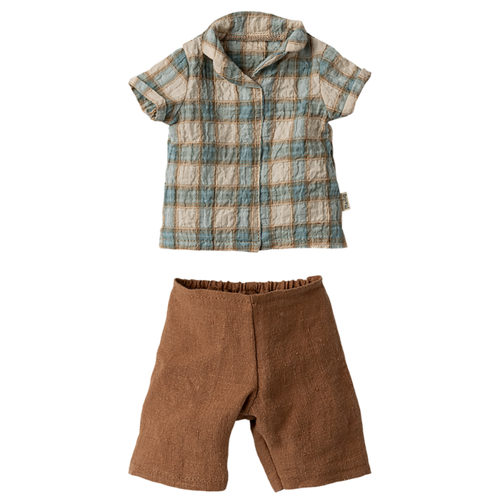 Maileg Rabbit in Checker Shirt, Size 3