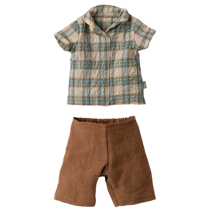 Maileg Rabbit in Checker Shirt, Size 3