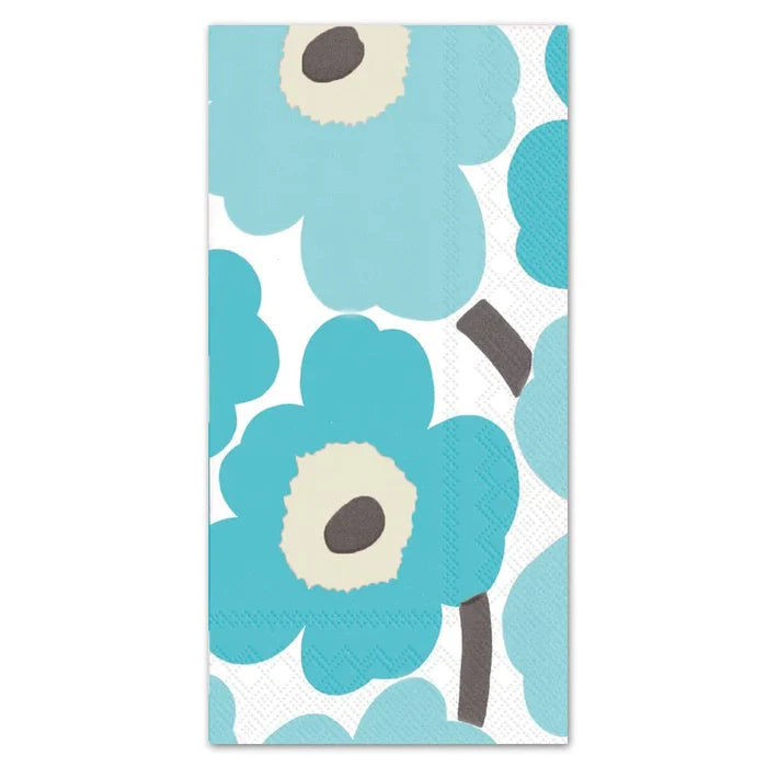 Marimekko - Unikko Guest Towel Turquoise