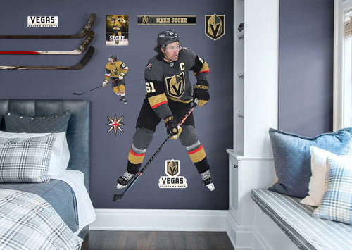 Mark Stone - RealBig Collection - Official NHL - Vegas Golden Knights - Reusable Vinyl Wall Decals - Vegas Team Store