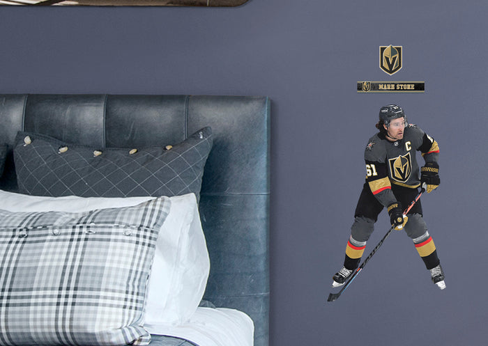 Mark Stone - RealBig Collection - Official NHL - Vegas Golden Knights - Reusable Vinyl Wall Decals - Vegas Team Store