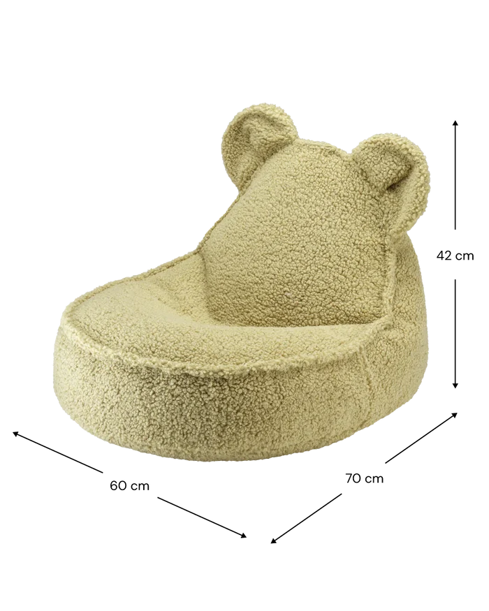 Matcha Bear Beanbag - Rugs by Roo