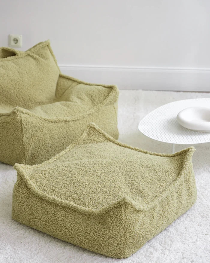 Matcha Square Ottoman - Rugs by Roo