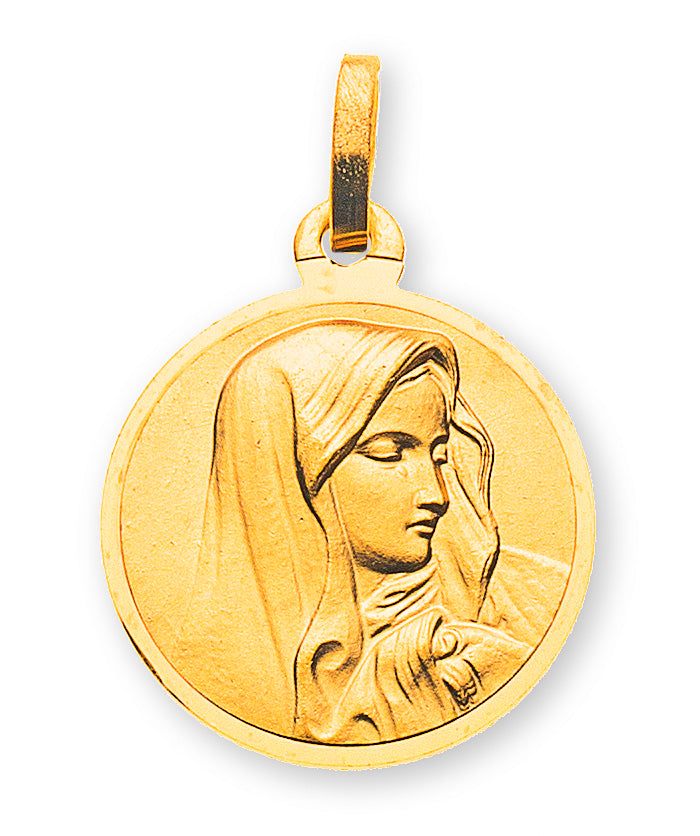 Medaille Dolorosa Gelbgold 750/18K - AME1040