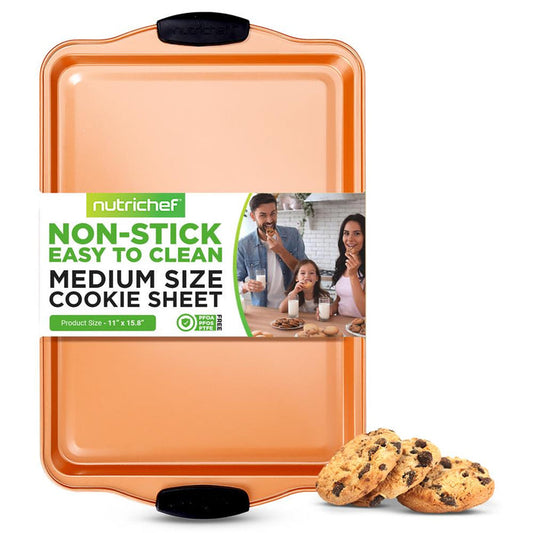 Medium Cookie Sheet -Commercial Grade Restaurant Quality Metal Bakeware, Compatible With Models: Ncsbs3S45, Nc5Pcs (Copper)