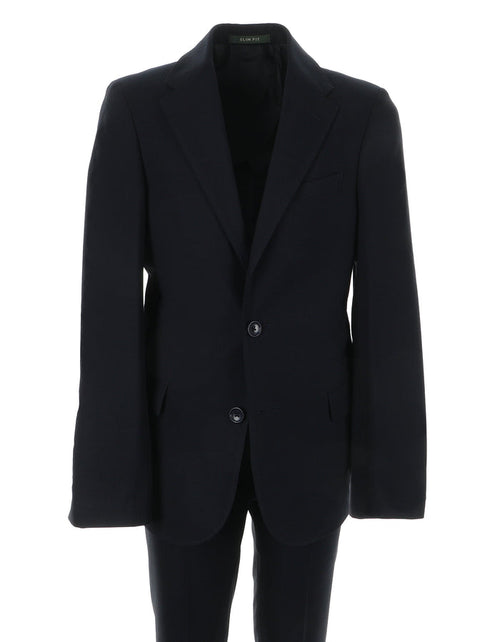 Men's Navy Fashion Flex Suit