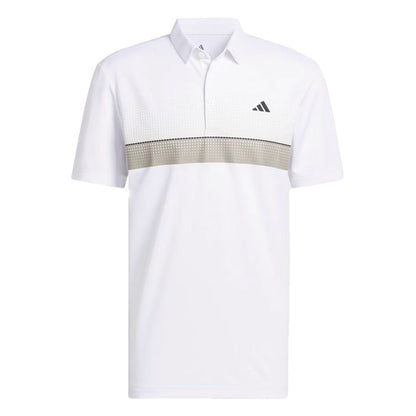adidas Mens Performance Allover Print Polo Shirt