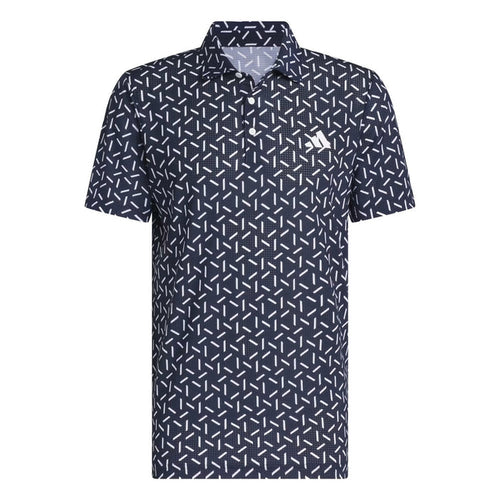 adidas Mens Ultimate365 Mesh Print Climacool Polo