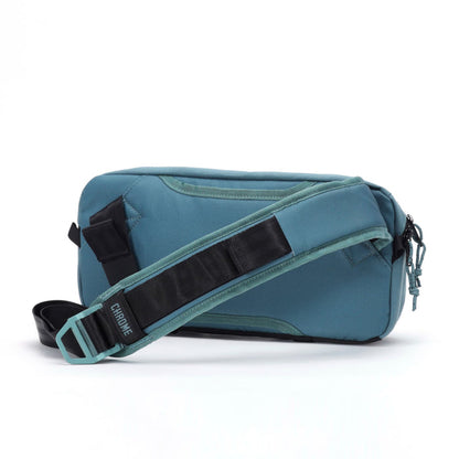 The back of the Mini Kadet in Steel Blue #color_steel blue