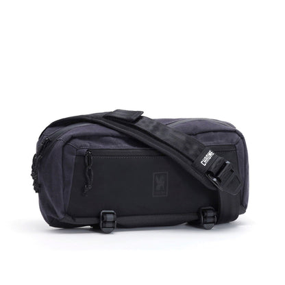Black Canvas Leather