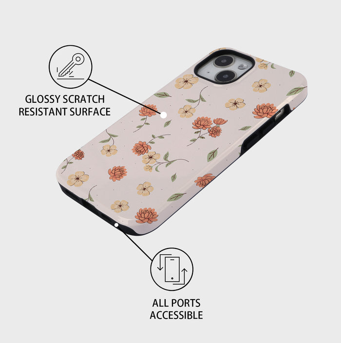 Minimalist Flowers | iPhone Case