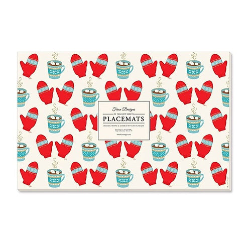Mittens & Cocoa Paper Placemats