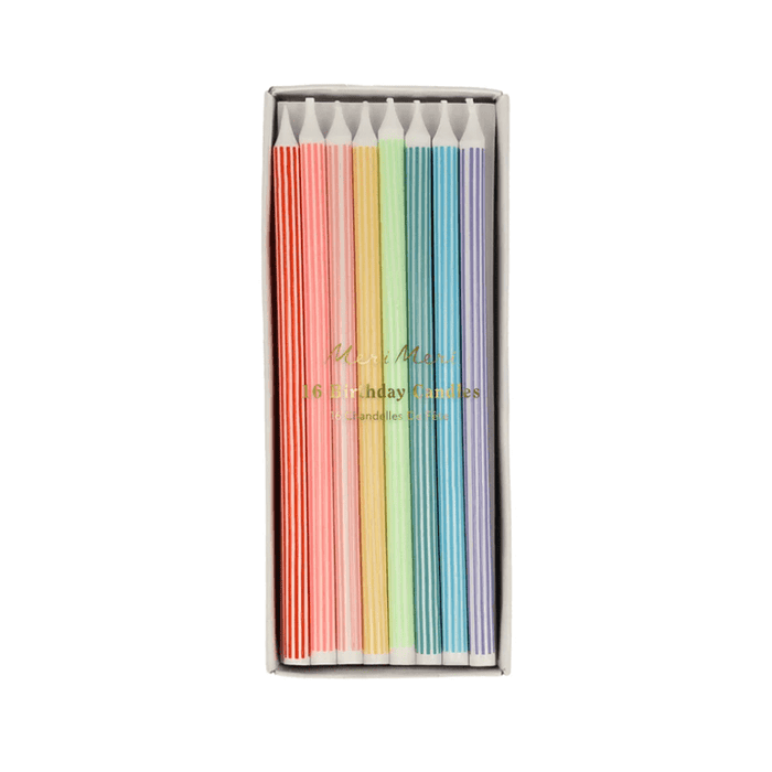 Meri Meri Mixed Striped Candles