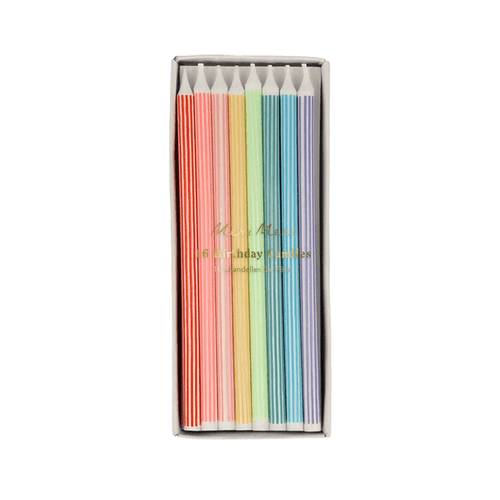 Meri Meri Mixed Striped Candles