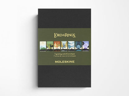 Moleskine and Lord of the Rings Flat Note Cards - Set of 7