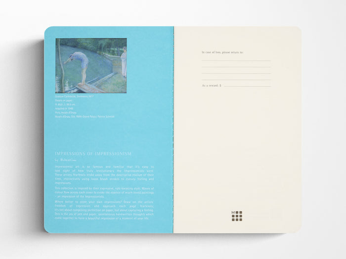 Moleskine Impressions of Impressionism Cahier Journals, Set of 2