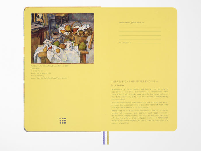 Moleskine Impressions of Impressionism Undated Planner