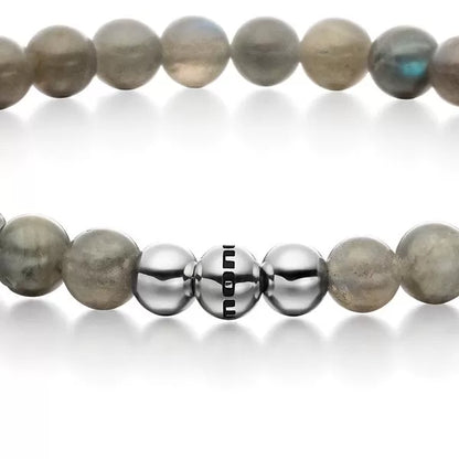 Monomania Power of 3! Perlenarmband “Scharfe Sinne”, Labradorith