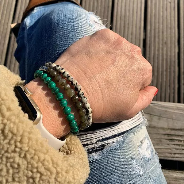 Monomania Power of 3! Perlenarmband “Scharfe Sinne”, Labradorith